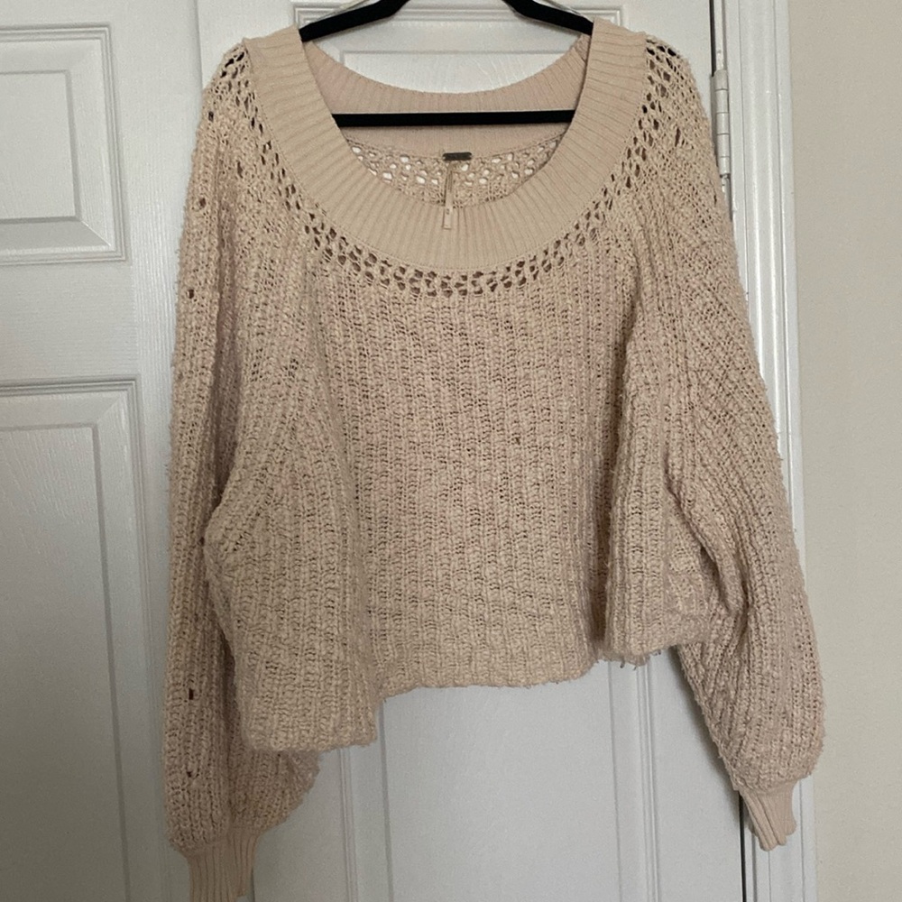 Chunky Knit Beige Sweater